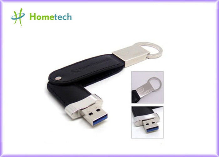 Kahverengi Deri USB Flash Disk / Özelleştirilebilir Flaş Öğrenci için Sürücüler