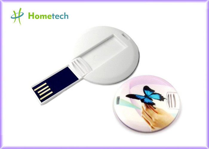 Beyaz Plastik Yuvarlak Büküm USB stickler, Yuvarlaklığının Win 7 Flash Sürücü