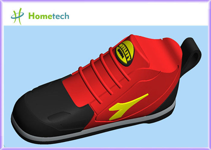 Promosyon Hediyeler özel yumuşak pvc kauçuk spor ayakkabı özel logo sopa usb flash sürücü