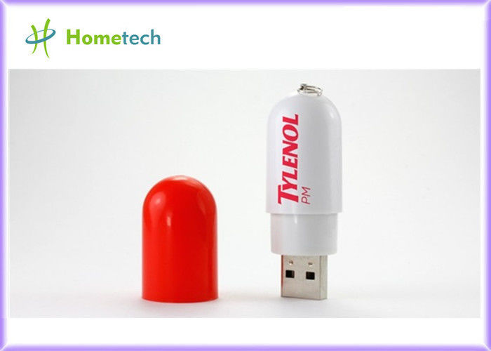 Sevimli kapsül Plastik USB Flash Sürücü 32GB USB 2.0 flash sürücü / taşınabilir başparmak usb flash sürücü