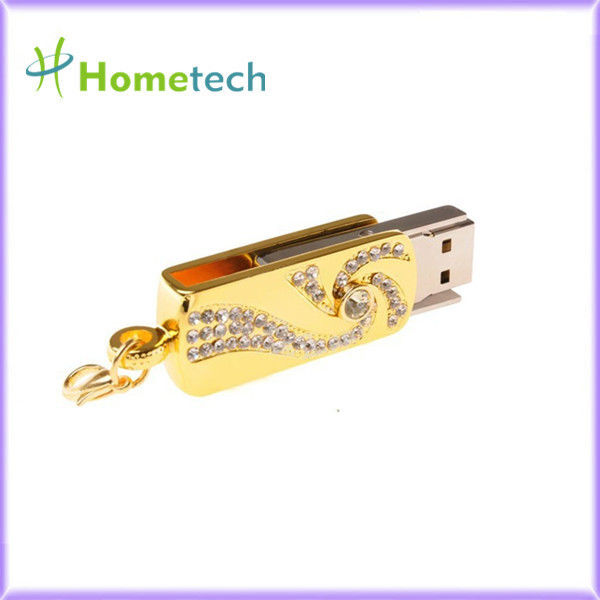 Pendrive 32 gb Kalem Sürücü Memory Stick Altın Paslanmaz Çelik Döner Anahtarlık 8 gb 16 gb