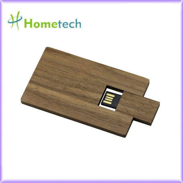 Ceviz Ahşap Kart USB 2.0 Flash Sürücü Memory Stick