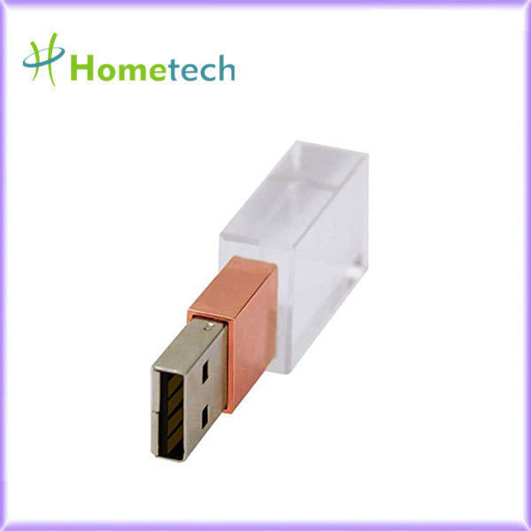 Şeffaf USB 2.0 32GB Kristal USB Flash Sürücü