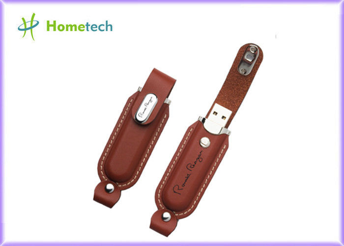 Taşınabilir yaratıcı deri USB Stick / siyah deri USB Bellek Disk