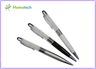 Yüksek Hızlı Kristal USB Flash Kalem Sürücü, 2 gb / 8 gb / 16 gb / 32 gb Kalem Şekli USB Flash Sürücü
