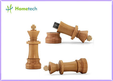 Yaratıcı Satranç USB 2.0 Ahşap USB Flash Sürücü U Disk Pen Drive