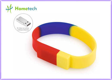 Esnek Benzersiz Wrisband USB Flash Sürücü Promosyon Silikon USB Memory Stick