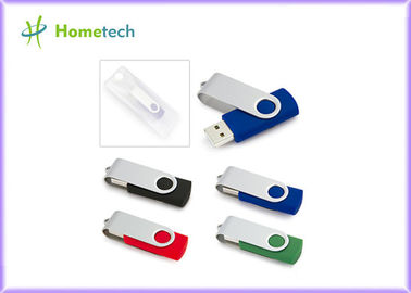 Özel logo baskı ile renkli mini twister swivel plastik usb birden parlamak götürmek