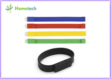 Silikon Bileklik Rubber Band Bileklik USB Flash Sürücü 1 Yıl guarante