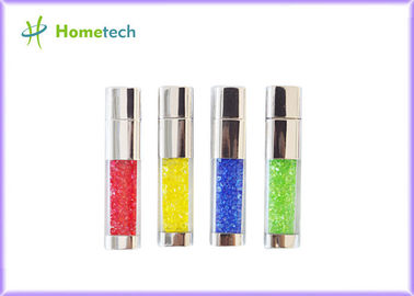 Kristal baskılı 2 gb usb birden parlamak götürmek, özel baskılı Metal Usb Flash bellek