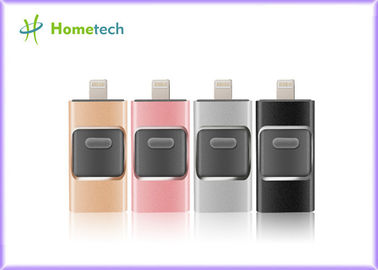 IOS / Android için Cep Telefonu USB Flash Sürücüsü, Alüminyum Alaşımlı Malzemeli I-Kolay Sürüş