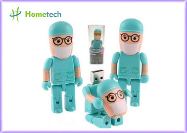 Plastik Doktor USB Flash Sürücü / Bellek Usb Stick PC, 8GB / 16GB / 32GB / 64GB için