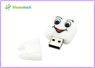 Özelleştirilmiş Kişiselleştirilmiş Flaş Sürücüler USB 2.0 / Yüksek Hız Diş Hakları Diş Pendrive, DC 3.3 / 5V
