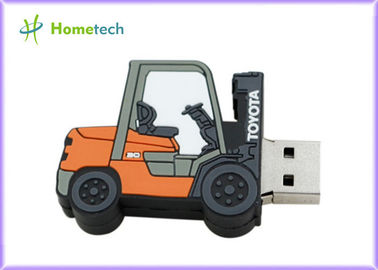 Forklift Style 64g Özelleştirilmiş Usb Flash Sürücü / Pen Drive Usb 2.0 Destek Windows ME / XP