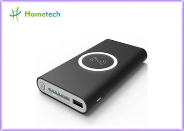 Usb Tip C Portlu İnce Mini Qi Kablosuz Güç Bankası 8000mah Taşınabilir Şarj Cılız Polonyalı