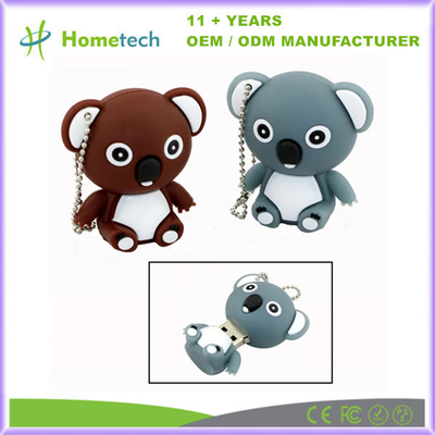 Koala 3D 32GB Özel USB Flash sürücüsü Hediye Kalem Sürücüsü Özel PVC USB Kılavuzu