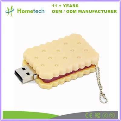 3 boyutlu özelleştirilmiş Sushi şeklindeki USB Flash Disk Yüksek Hızlı Çerezler USB Flash sürücüsü 8GB