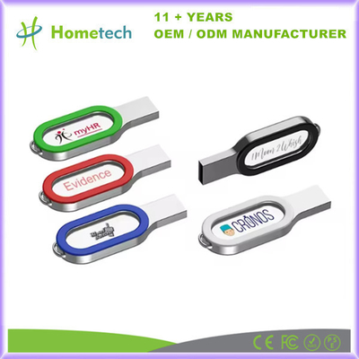 Yenilikçi Slim Metal USB Flash Drive Logo ile USB 3.0 64G Özel Su geçirmez