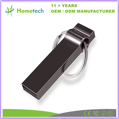 Yüksek Dayanıklılıklı Premium Metal USB sürücüsü Anahtarlı A Sınıfı Çipleri Taşıma Kolay