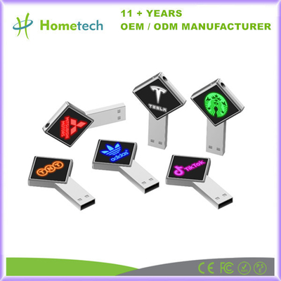 Logo'nuzu Yıldırın Mükemmel Tanıtım Hediye USB 2.0/3.0 Arayüzü ile Metal USB Flash sürücüsü