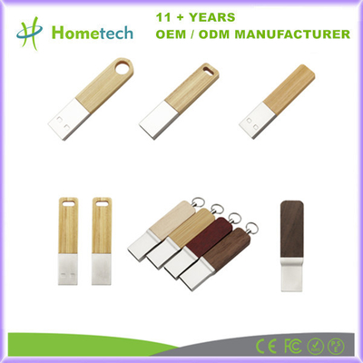 Elegant Custom Wood ve Crystal USB Flash Drives Windows Mac OS ve Linux ile uyumludur