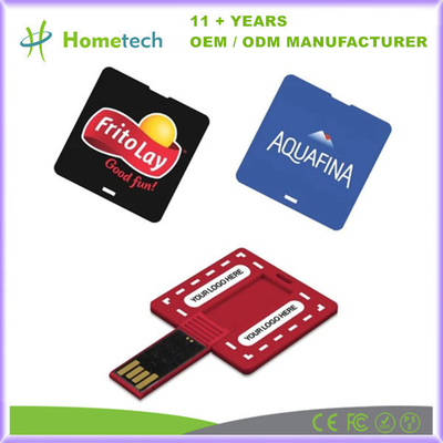 Özel Kare Yaratıcı Kart USB Stick Flash Bellek Kartı 32GB 16GB 8GB 4GB 2GB USB Pen