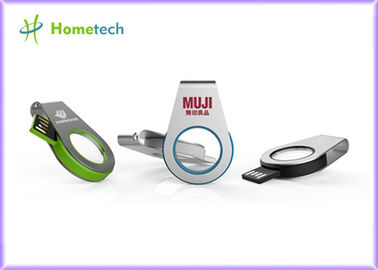 360 ° dönen USB ışık akrilik Mini Boyutu Metal / Akrilik Döner USB Flash Sürücü Kaydedici Desteği USB 2.0 LED Işık Ile
