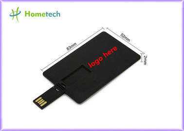 Siyah plastik Kredi Kartı / Kart Özel Logo Iş Tasarım Usb Flash Sürücü Sopa 4 GB 8 GB 16 GB 32 GB