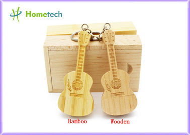 Gitar Ahşap USB Flash Sürücü 2.0 Kalem Sürücü Memory Stick USB Sopa, Flash Pen Drive Bellek