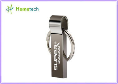 Başparmak Şekli Metal USB Memory Stick 32 GB 64 GB 128 GB Gümüş Renk Anahtar Chian Ile