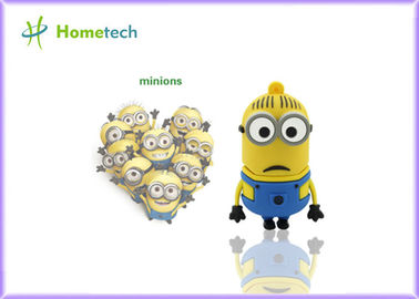 Minions Özel USB Bellek Çubuğu 64MB - 128GB Kapasiteli Yumuşak Plastik Malzeme