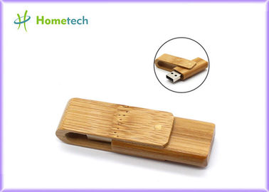 LOGO Özelleştirilmiş Ahşap USB Flash Sürücü 16MB / S Okuma Hızı 8GB / 16GB