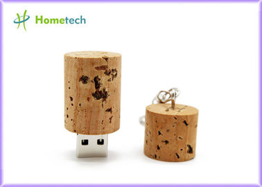 Şişe Tak Şekilli USB Ahşap Bellek Anahtarlık 8GB / 16GB / 32GB Sticks