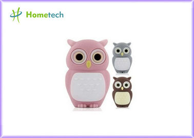Silikon 2GB 4GB 8GB 16GB 2.0 Karikatür USB Flash Sürücü Hayvan Baykuş
