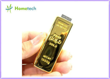 Yaratıcı tasarım Gold Bar USB Flash Sürücü Bellek Disk 2GB / 4GB / 8GB / 16GB / 32GB