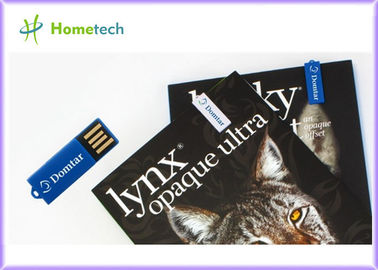 Mavi Premium 8GB 16GB 32GB Mini Metal USB Flash Bellek Sürücüsü Çubuk / Kalem / Thumb