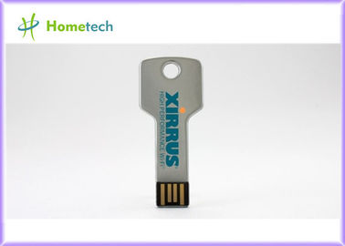 Su geçirmez alüminyum anahtar USB 2.0 U Disk / anahtar USB bellek 4 GB 8GB, 16GB