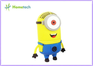Hediye için Sarı ve Mavi 1GB Despicable Me Karikatür USB Flash Sürücü / Minion USB Flash Bellek