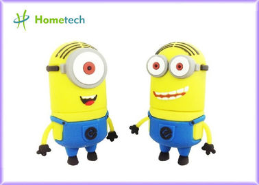 PVC 1GB 4GB Minions Pendrive USB Flash Sürücü / 3D Karikatür Despicable Me Oyuncak USB Hediye