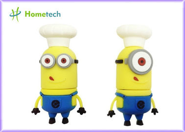 USB Flash Drive 4 GB Minion karikatür moda USB Şef karikatür özelleştirilmiş