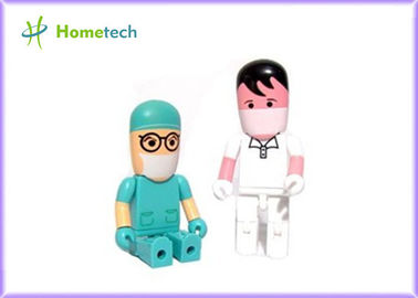 Özel USB Sürücüleri Şekilli Plastik USB Flash Bellek Karikatür Karakter USB Flash Sürücü