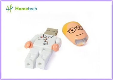 Moda karikatür doktor karakter USB sürücüler Flash Memory Stick 2.0 4GB