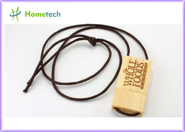Promosyon Mini Ahşap USB Flash Sürücü, Lazer Baskı Logo USB Flash Sürücü 1GB / 2GB USB