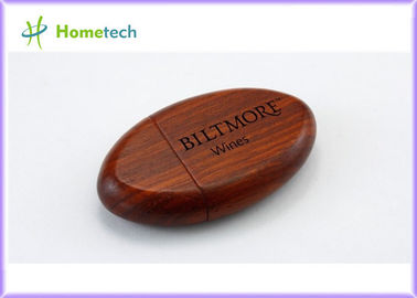 Promotioal 64GB Ahşap Usb Drive Flaş / Küçük Bambu USB 1.1 / 2.0 Usb bellek Çevre dostu