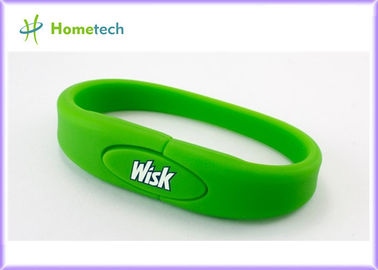 Silikon Bileklik USB Flash Sürücü, USB 2.0 Bileklik USB Bellek Flash Sürücü
