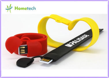 Şık Silikon tokat Bileklik USB Flash Sürücü Toplu 4GB USB Flash Sürücü Bellek
