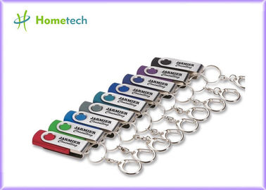 Renkli Promosyon Hediye Büküm USB USB Sticks 2.0 / Döner USB Flash Sürücü Sticks