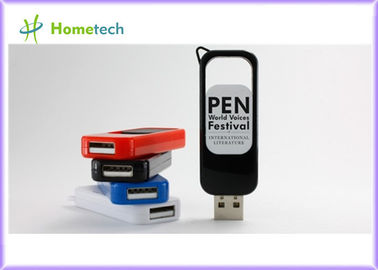 Renkli Plastik USB Flash Müşterinin Logo Baskı ile Sürücüler