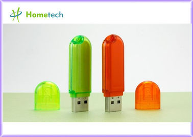 USB Flash Bellek Sürücüsü Katlama Kalem Mavi, Hediye İçin Anahtarlıklı Plastik USB Flash Sürücü