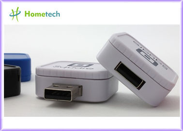 Yeni Kare Döner USB Flash Sürücü 1 GB 2 GB 4 GB 8 GB 16 GB 32 GB Özel Logo mini Kare Şekli plastik USB çubukları